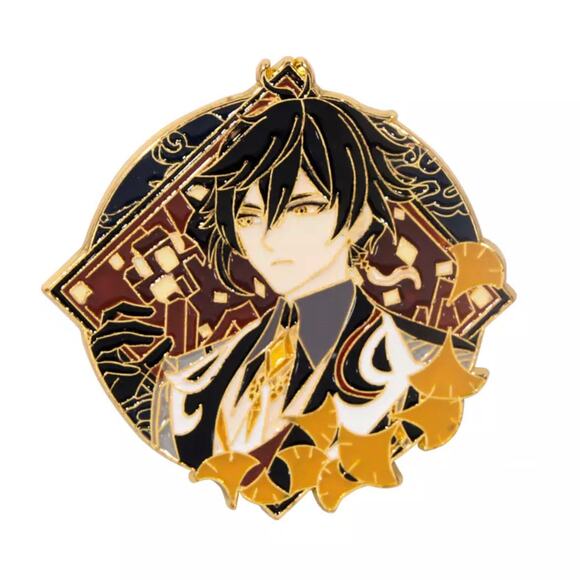 Genshin Impact Video Game Zhong Li Enamel Pins GS-02 - Picture 1 of 3